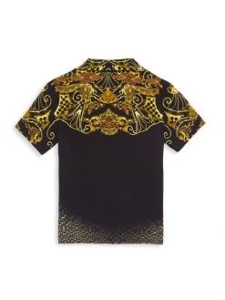 CAMILLA Little Boy's & Boy's Shadows Of Armada Short Sleeve Shirt For Kids -CAMILLA outlet shop unnamed file 662