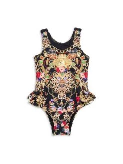 CAMILLA Baby Girl's Party Like Ruffle One-Piece Swimsuit For Kids