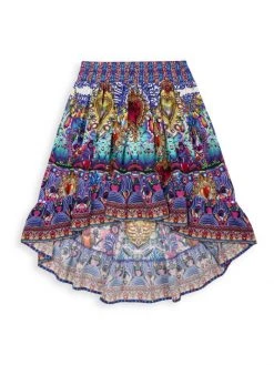 CAMILLA Little Girl's & Girl's Lucky Charms High-Low Skirt For Kids