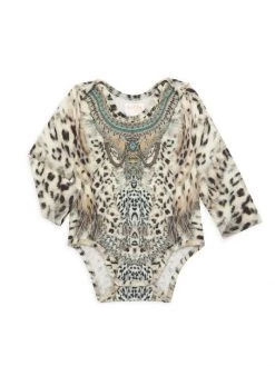 CAMILLA Baby Girl's Animal Print Bodysuit For Kids