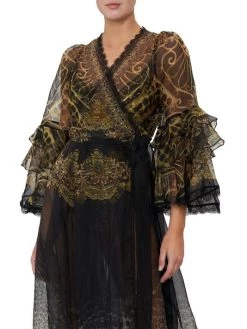 CAMILLA Printed Sheer Silk Wrap Dress 11 CAMILLA Printed Sheer Silk Wrap Dress -CAMILLA outlet shop unnamed file 728