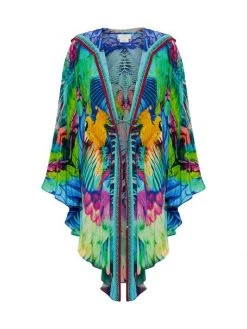 CAMILLA Tropical Hooded Cover-Up