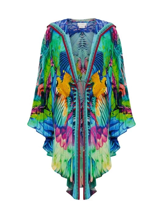 CAMILLA Tropical Hooded Cover-Up 3 CAMILLA Tropical Hooded Cover-Up