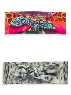 CAMILLA Girl's 2-Piece Knotted Headband Set For Kids