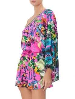 CAMILLA Painterly One-Shoulder Romper -CAMILLA outlet shop unnamed file 74