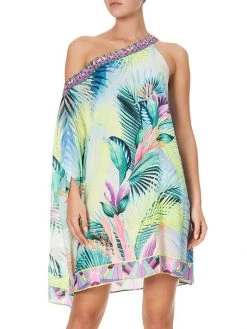 CAMILLA Silk One-Shoulder Short Caftan -CAMILLA outlet shop unnamed file 744
