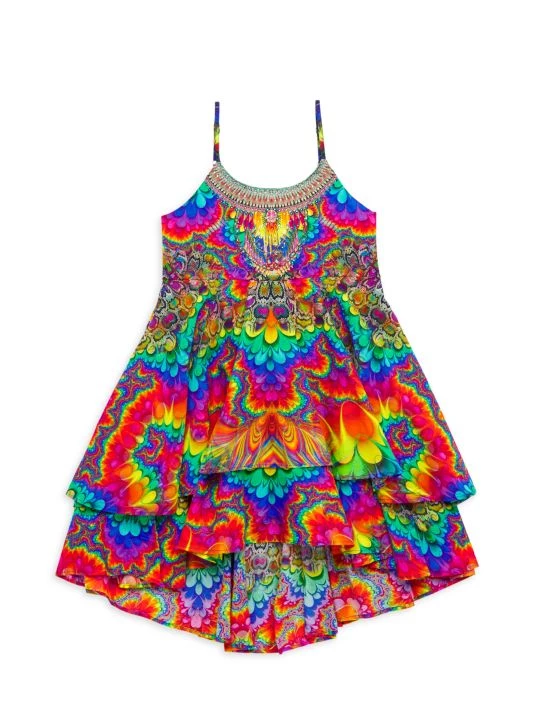 CAMILLA Little Girl's & Girl's Party Like Layered Dress For Kids 3 CAMILLA Little Girl's & Girl's Party Like Layered Dress For Kids