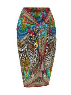 CAMILLA Printed Tassel Sarong