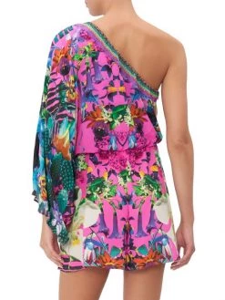 CAMILLA Painterly One-Shoulder Romper -CAMILLA outlet shop unnamed file 75