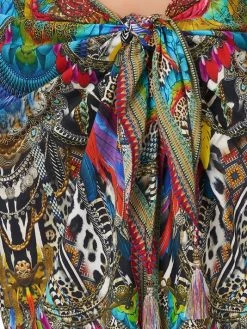 CAMILLA Printed Tassel Sarong -CAMILLA outlet shop unnamed file 753