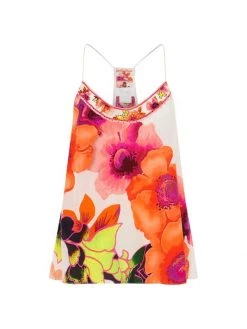 CAMILLA Pretty As A Poppy Shoestring Top