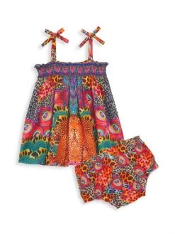 CAMILLA Baby Girl's 2-Piece Xanadu Rising Dress & Bloomers Set For Kids