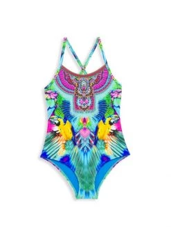 CAMILLA Little Girl's & Girl's Age Of Asteria One-Piece Swimsuit For Kids
