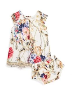 CAMILLA Baby Girl's 2-Piece Reign Supreme Top And Bloomers Set For Kids