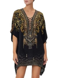 CAMILLA Silk Lace-Up Caftan -CAMILLA outlet shop unnamed file 800