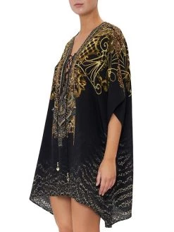 CAMILLA Silk Lace-Up Caftan -CAMILLA outlet shop unnamed file 801