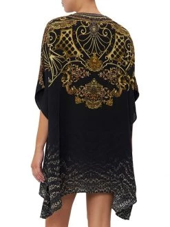 CAMILLA Silk Lace-Up Caftan -CAMILLA outlet shop unnamed file 802