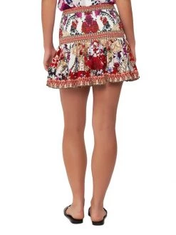CAMILLA Smocked Beaded & Floral Miniskirt -CAMILLA outlet shop unnamed file 81