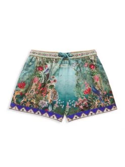CAMILLA Little Boy's & Boy's Digital-Print Swim Trunks For Kids