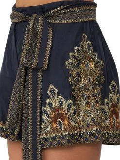 CAMILLA It's All Over Torero Belted Tuck-Front Shorts 13 CAMILLA It's All Over Torero Belted Tuck-Front Shorts -CAMILLA outlet shop unnamed file 826
