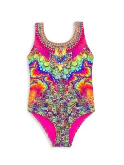 CAMILLA Little Girl's & Girl's Hyped Up One-Piece Swimsuit For Kids