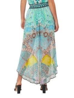 CAMILLA Printed Silk Curved-Hem Pants -CAMILLA outlet shop unnamed file 87