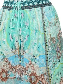 CAMILLA Printed Silk Curved-Hem Pants -CAMILLA outlet shop unnamed file 88