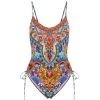 CAMILLA Lace-Up Side One-Piece Swimsuit